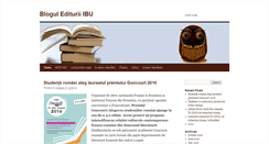 Desktop Screenshot of blog.ibupublishing.ro